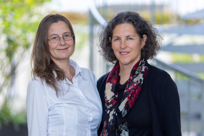 Karin Gundlach und Cécile Torrens – Team Geschäftsführung Klartext e.V.